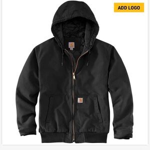 Carhartt Black Hooded Insulated Puffer Jacket